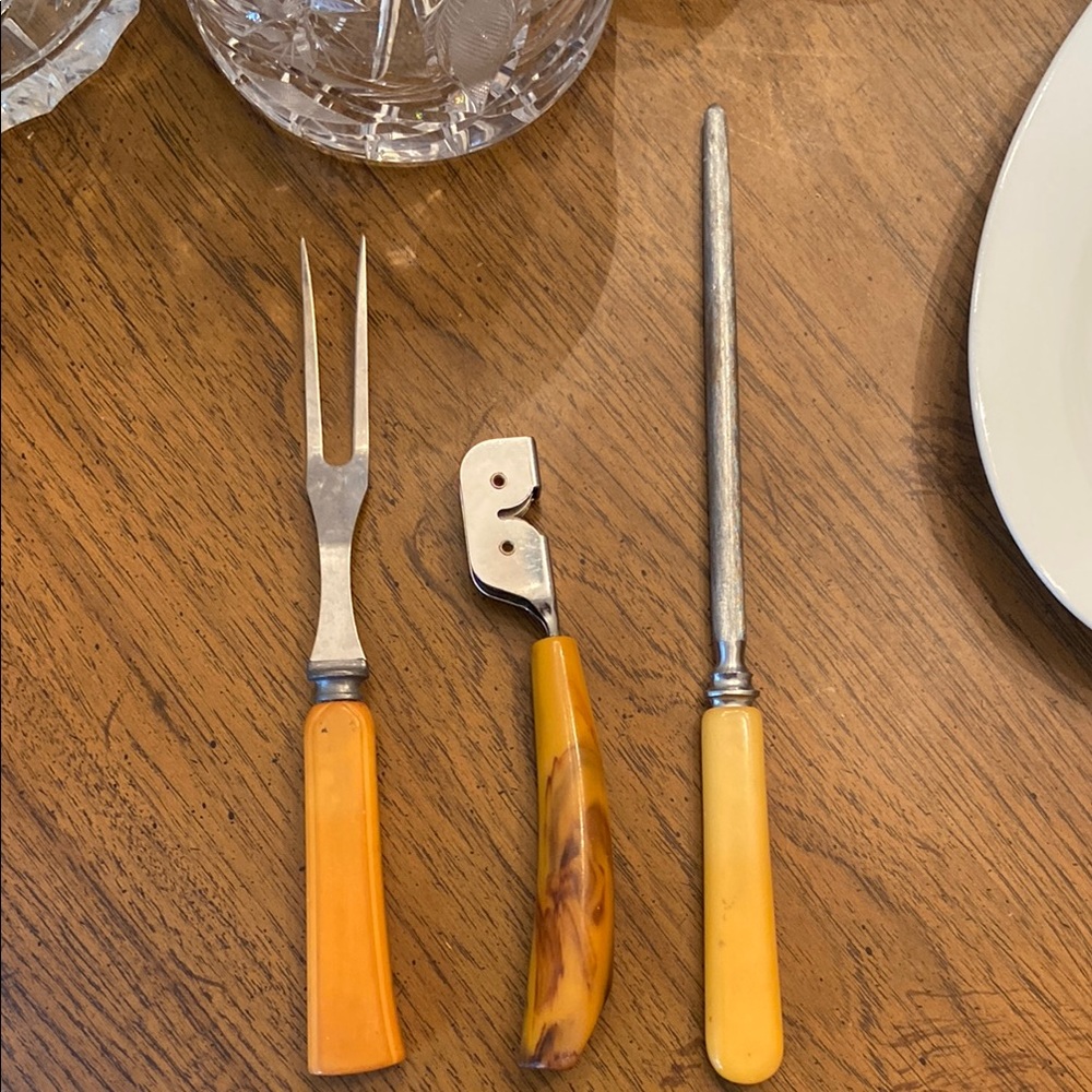 2for $20: JADITE vintage utensils